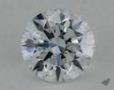 0.71 Carat F-SI1 Excellent Cut Round Diamond 