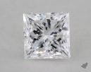 0.52 Carat D-VS2 Ideal Cut Princess Diamond 