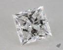 0.54 Carat E-SI1 Ideal Cut Princess Diamond 