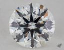 0.53 Carat H-VVS1 Ideal Cut Round Diamond 