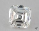 1.05 Carat I-VVS2 Very Good Cut Asscher Diamond 