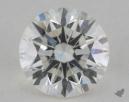 1.21 Carat I-SI1 Excellent Cut Round Diamond 