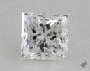 0.56 Carat F-VVS2 Very Good Cut Princess Diamond 
