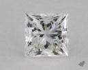 0.49 Carat E-IF Ideal Cut Princess Diamond 