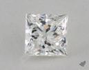 0.55 Carat G-VVS2 Ideal Cut Princess Diamond 