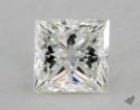 0.55 Carat I-VVS2 Ideal Cut Princess Diamond 