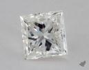 0.92 Carat H-VVS2 Very Good Cut Princess Diamond 