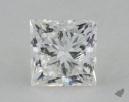 0.75 Carat H-VS1 Ideal Cut Princess Diamond 