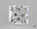 0.81 Carat F-VS1 Ideal Cut Princess Diamond 