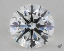 0.90 Carat F-SI1 Ideal Cut Round Diamond 