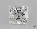 0.31 Carat G-I1 Ideal Cut Princess Diamond 