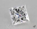 0.57 Carat E-VVS1 Ideal Cut Princess Diamond 