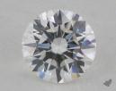 0.53 Carat F-VVS1 Ideal Cut Round Diamond 