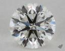 1.01 Carat H-VS1 Very Good Cut Round Diamond 