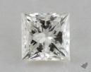 0.50 Carat K-VVS2 Very Good Cut Princess Diamond 