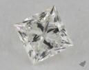 0.50 Carat K-VS2 Ideal Cut Princess Diamond 