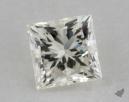 0.50 Carat K-VVS1 Very Good Cut Princess Diamond 