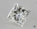 0.51 Carat I-SI1 Very Good Cut Princess Diamond 