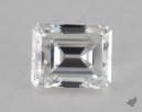 1.03 Carat F-SI2 Good Cut Emerald Diamond 