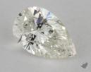 1.02 Carat J-SI1 Ideal Cut Pear Diamond 