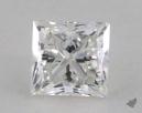 0.90 Carat F-VS1 Ideal Cut Princess Diamond 