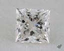 0.50 Carat G-SI1 Ideal Cut Princess Diamond 