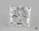 0.50 Carat F-SI2 Ideal Cut Princess Diamond 