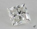 0.90 Carat H-SI1 Ideal Cut Princess Diamond 