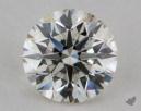 0.70 Carat J-SI1 Excellent Cut Round Diamond 