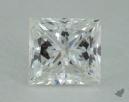 0.52 Carat F-VS2 Very Good Cut Princess Diamond 