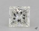 0.80 Carat H-VS1 Very Good Cut Princess Diamond 