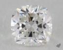 0.53 Carat E-VS2 Ideal Cut Cushion Diamond 