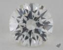 0.70 Carat H-VVS1 Very Good Cut Round Diamond 