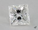 1.00 Carat F-SI1 Ideal Cut Princess Diamond 