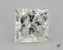 0.69 Carat J-VS1 Very Good Cut Princess Diamond 
