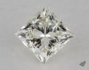 0.72 Carat K-VVS2 Very Good Cut Princess Diamond 
