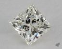 0.82 Carat J-VVS2 Ideal Cut Princess Diamond 