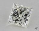 1.21 Carat J-VVS1 Very Good Cut Princess Diamond 