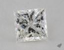 0.51 Carat H-VVS1 Ideal Cut Princess Diamond 
