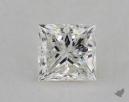0.75 Carat G-VVS1 Ideal Cut Princess Diamond 