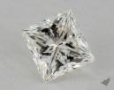 0.72 Carat J-VVS1 Ideal Cut Princess Diamond 