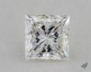 0.64 Carat F-VVS2 Ideal Cut Princess Diamond 