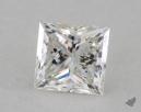 0.90 Carat G-VVS1 Ideal Cut Princess Diamond 