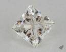 1.09 Carat I-VS2 Ideal Cut Princess Diamond 