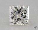 0.72 Carat I-VS2 Ideal Cut Princess Diamond 