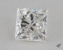 0.41 Carat H-VVS2 Very Good Cut Princess Diamond 