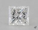 0.44 Carat E-VS2 Ideal Cut Princess Diamond 