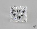 1.05 Carat E-SI1 Very Good Cut Princess Diamond 