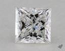 1.00 Carat F-VS2 Ideal Cut Princess Diamond 