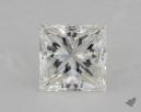 1.00 Carat H-VS1 Very Good Cut Princess Diamond 